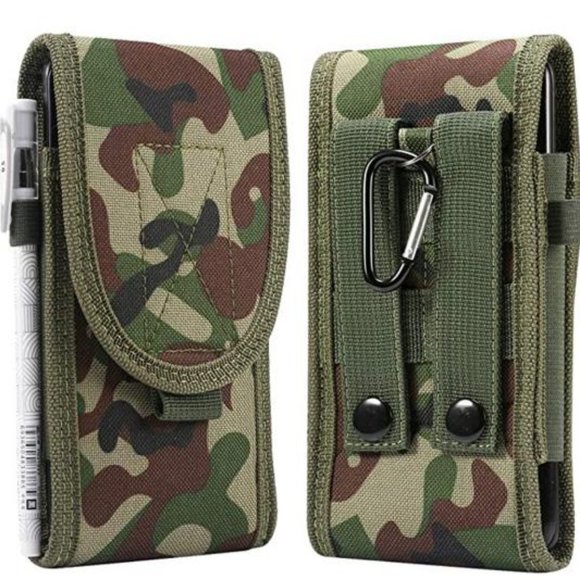 FLAPI Camouflage Nylon Tactical Holster Army Mobile Phone Belt